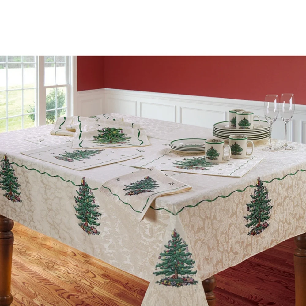 NWT Spode Tablecloth  Christmas Tree